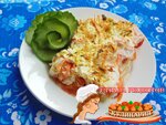 кабачковая запеканка с курицей в духовке